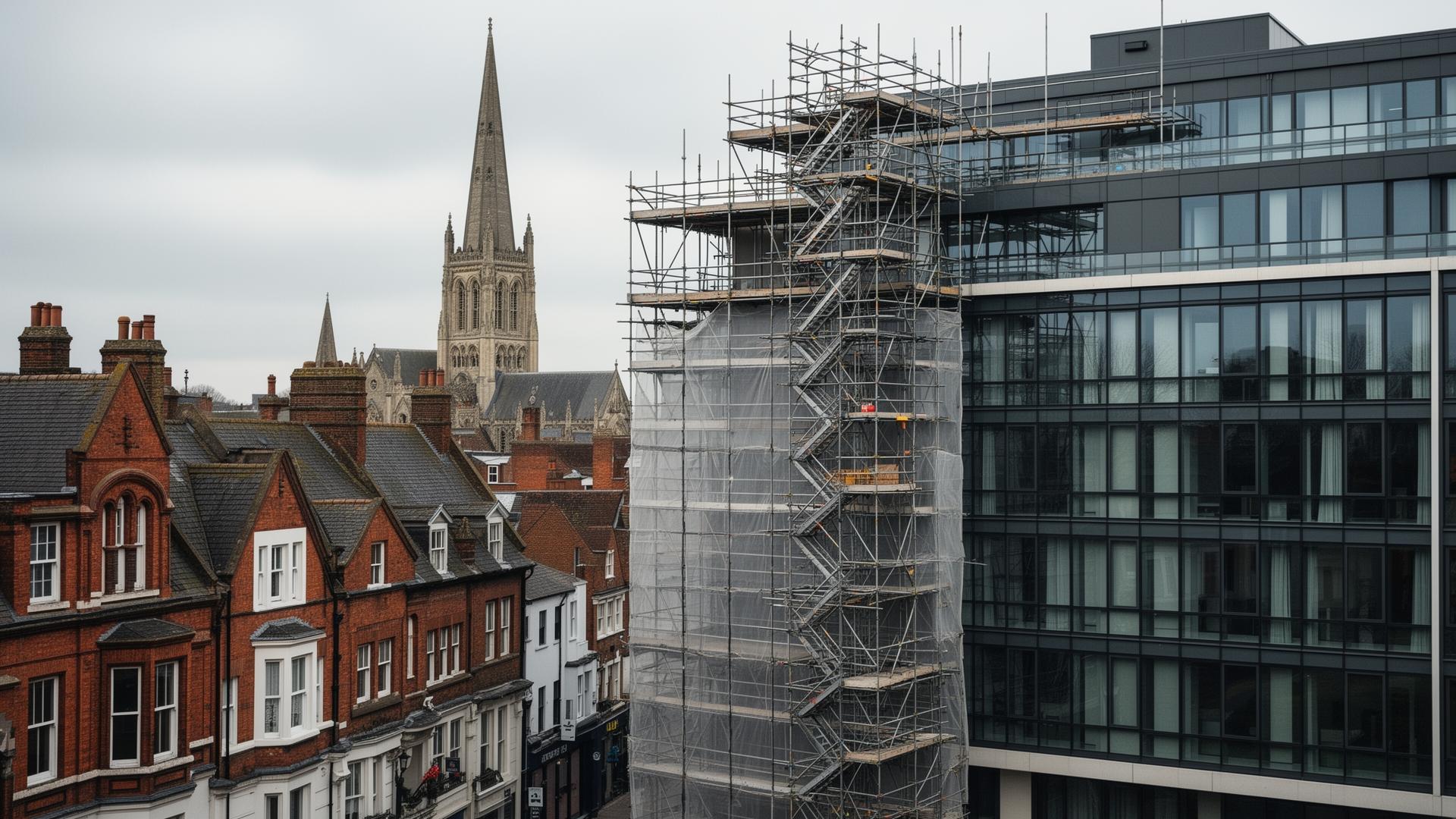 Scaffolding work in Chelmsford
