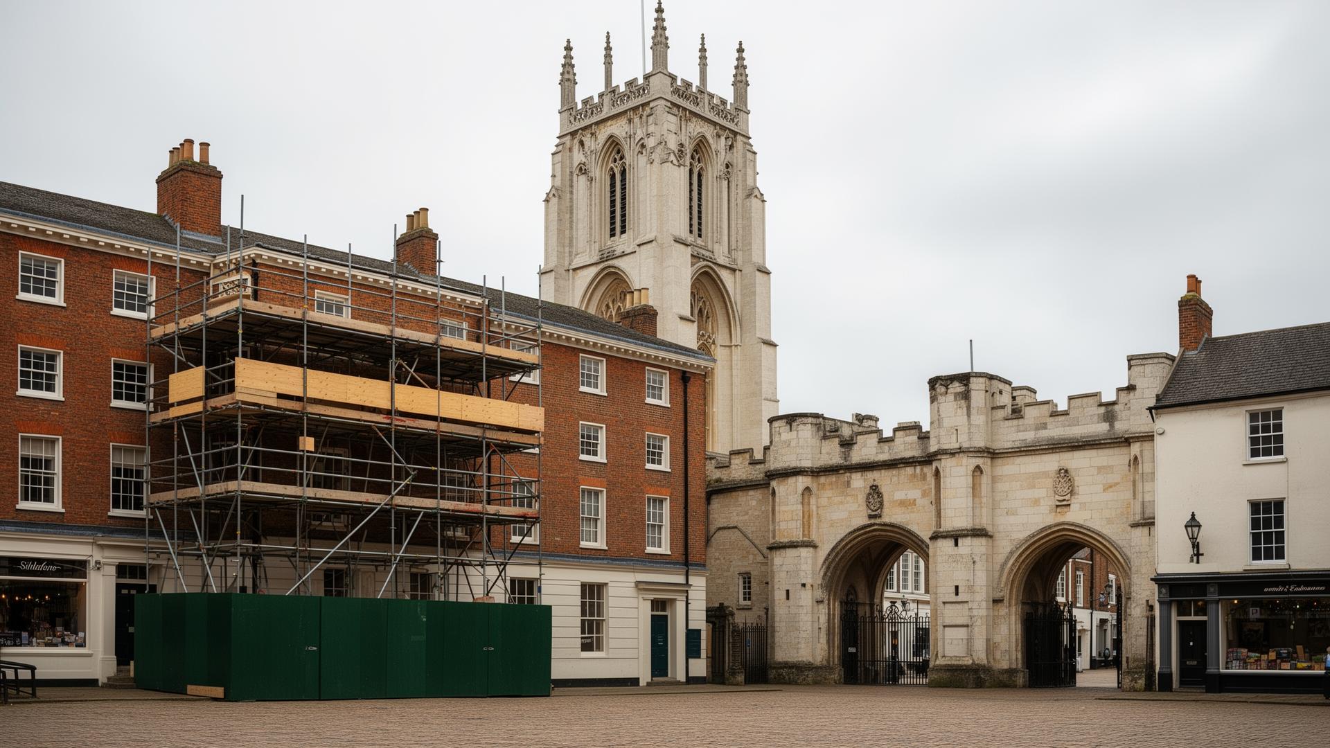 Scaffolding work in Enfield
