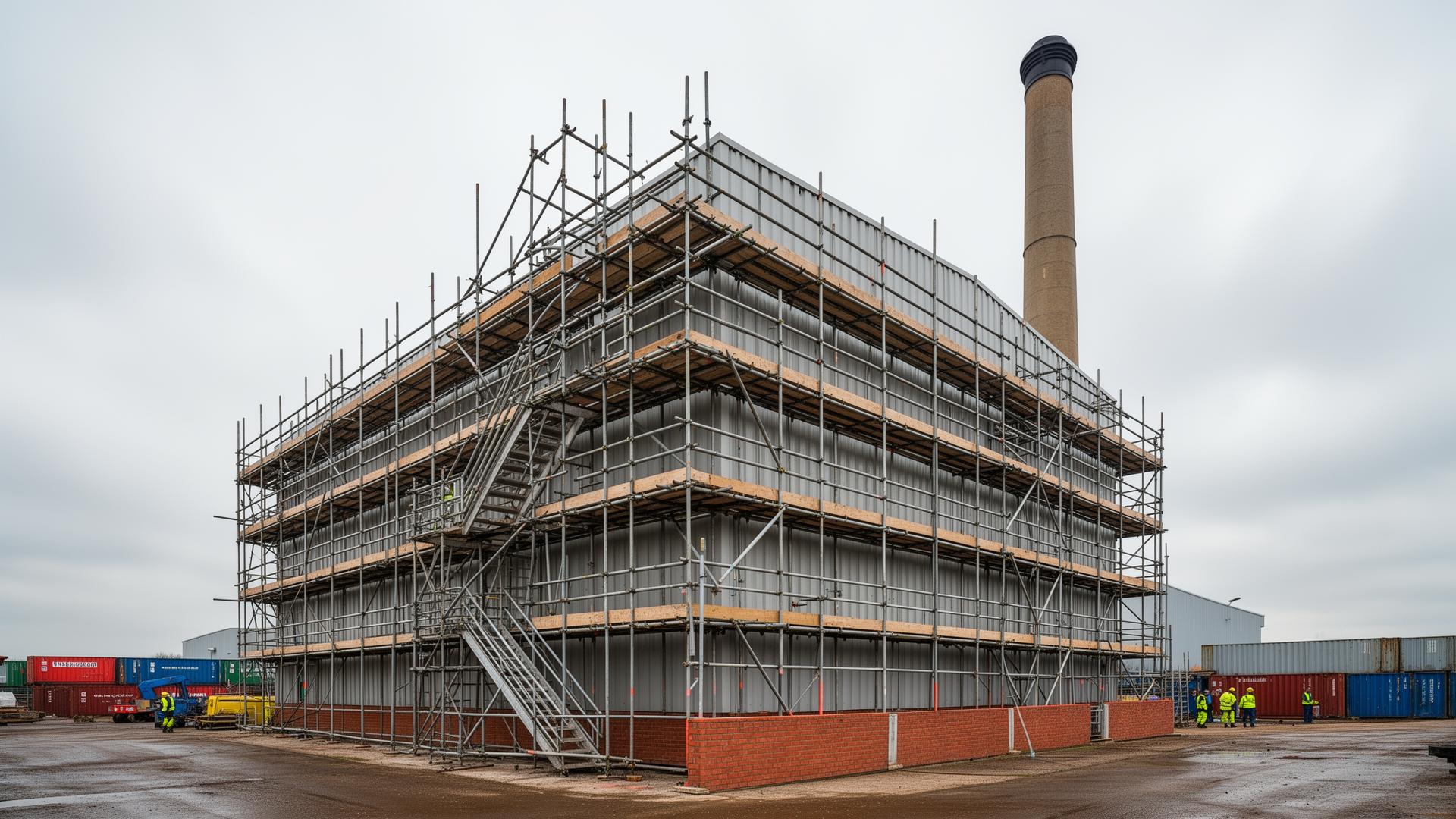 Emergency scaffolding service